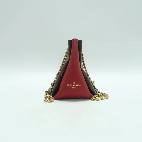 Louis Vuitton Surene BB Brown&Red Monogram Canvas Shoulder Bag 1168-052825 - Picture 3 of 12